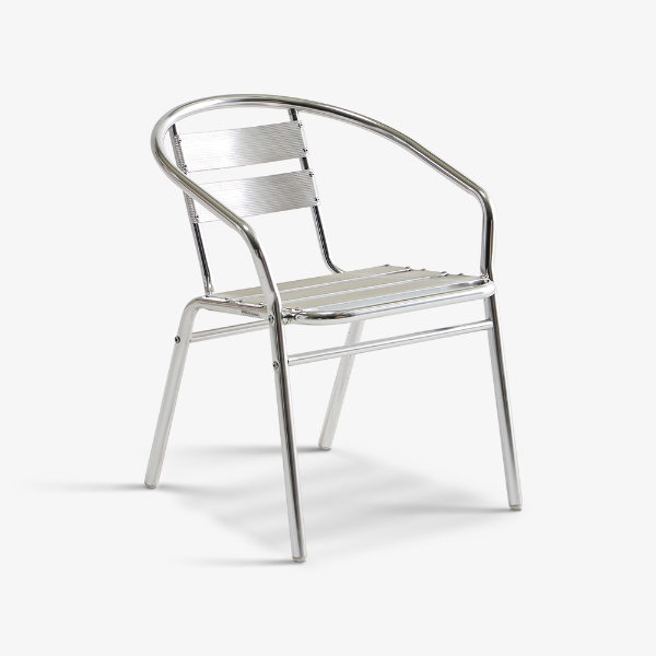 체어몰 CMGA-알루 체어(싱글라인)- 인테리어 디자인 사출 빠텐 프라스틱 알미늄 철재 라탄 의자  알루 체어(싱글라인)