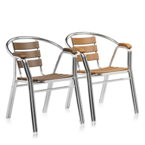 체어몰 CMH-로시카 더블라인 알루미늄 의자- 인테리어 디자인 알미늄 철재 목재 라탄 야외용 의자 아웃도어,로시카 더블라인 알루미늄 의자