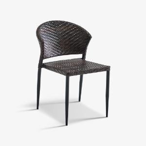 [체어몰]CMGA-라타(커브백) - 인테리어 디자인 사출 빠텐 프라스틱 알미늄 철재 라탄 의자  라타(커브백)